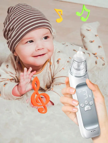 Aspirador nasal eléctrico para bebés.