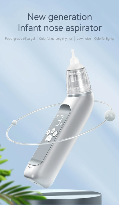 Aspirador nasal eléctrico para bebés.