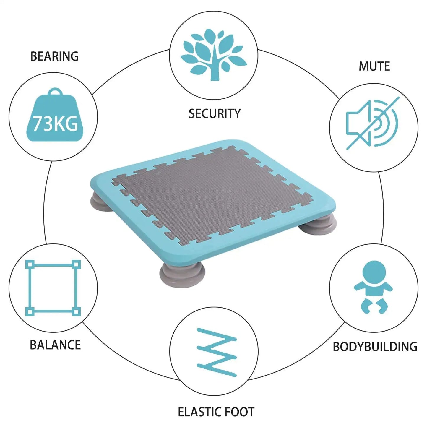 Juguetes sensoriales para niños autistas, trampolines para saltar para niños, juguetes sensoriales, trampolín para bebés, equipo de entrenamiento de integración sensorial.