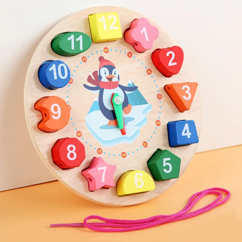 Juguetes de madera Montessori para bebés de 1, 2 y 3 años, regalo para niños y niñas, juegos de desarrollo para bebés, rompecabezas de madera para niños, juguete educativo de aprendizaje