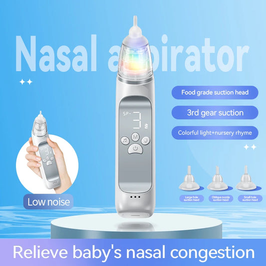 Aspirador nasal eléctrico para bebés.