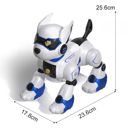 Perro robot inteligente eléctrico con control remoto, juguete táctil para caminar, bailar, jugar, regalo para niños